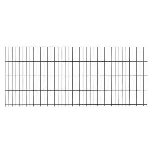 Bild 1 von Doppelstabmattenzaun Metall 83 cm x 201 cm Anthrazit