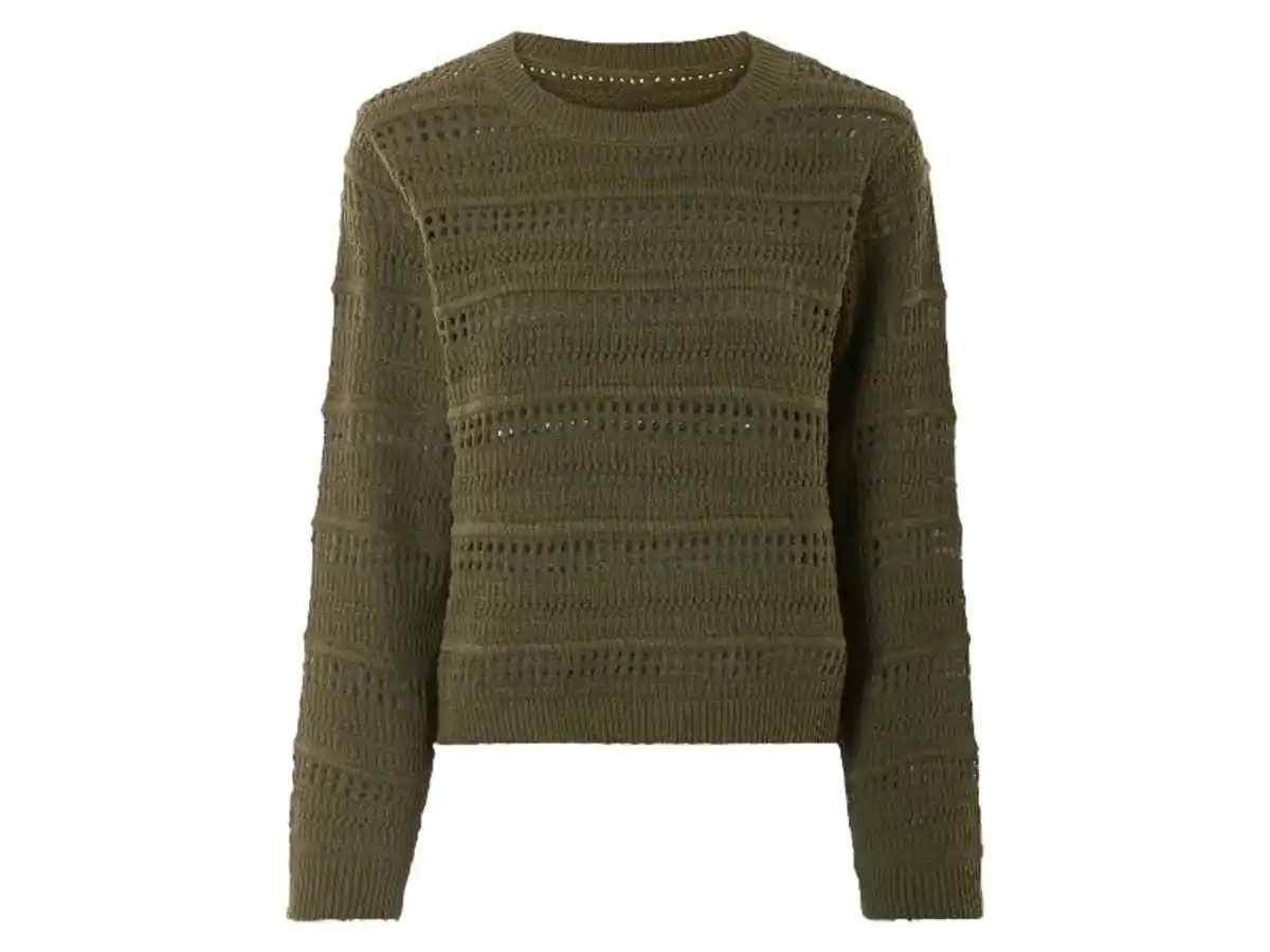 Bild 4 von esmara® Damen Strickpullover aus weichem Ajour-Strick