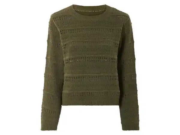 Bild 4 von esmara® Damen Strickpullover aus weichem Ajour-Strick