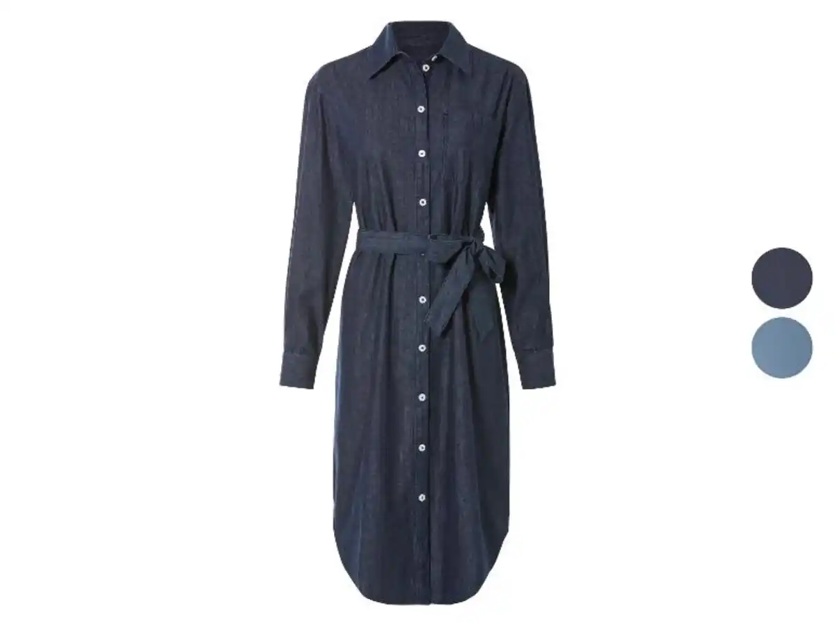 Bild 1 von esmara® Damen Jeanskleid im angesagten Hemdblusen-Style