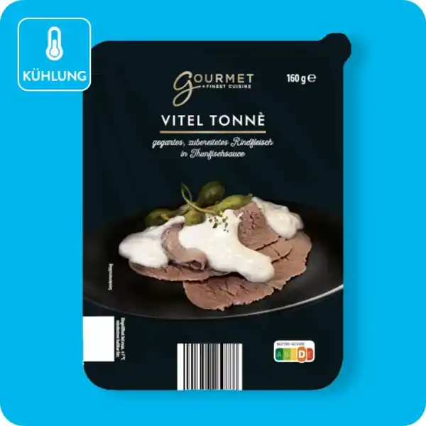 Bild 1 von GOURMET FINEST CUISINE Vitel Tonnè, Rindfleisch in Thunfischsauce