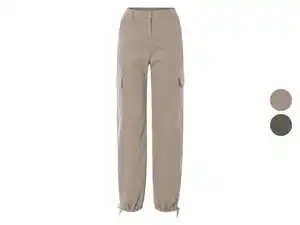 esmara® Damen Cargohose, gerade geschnitten mit normaler Leibhöhe