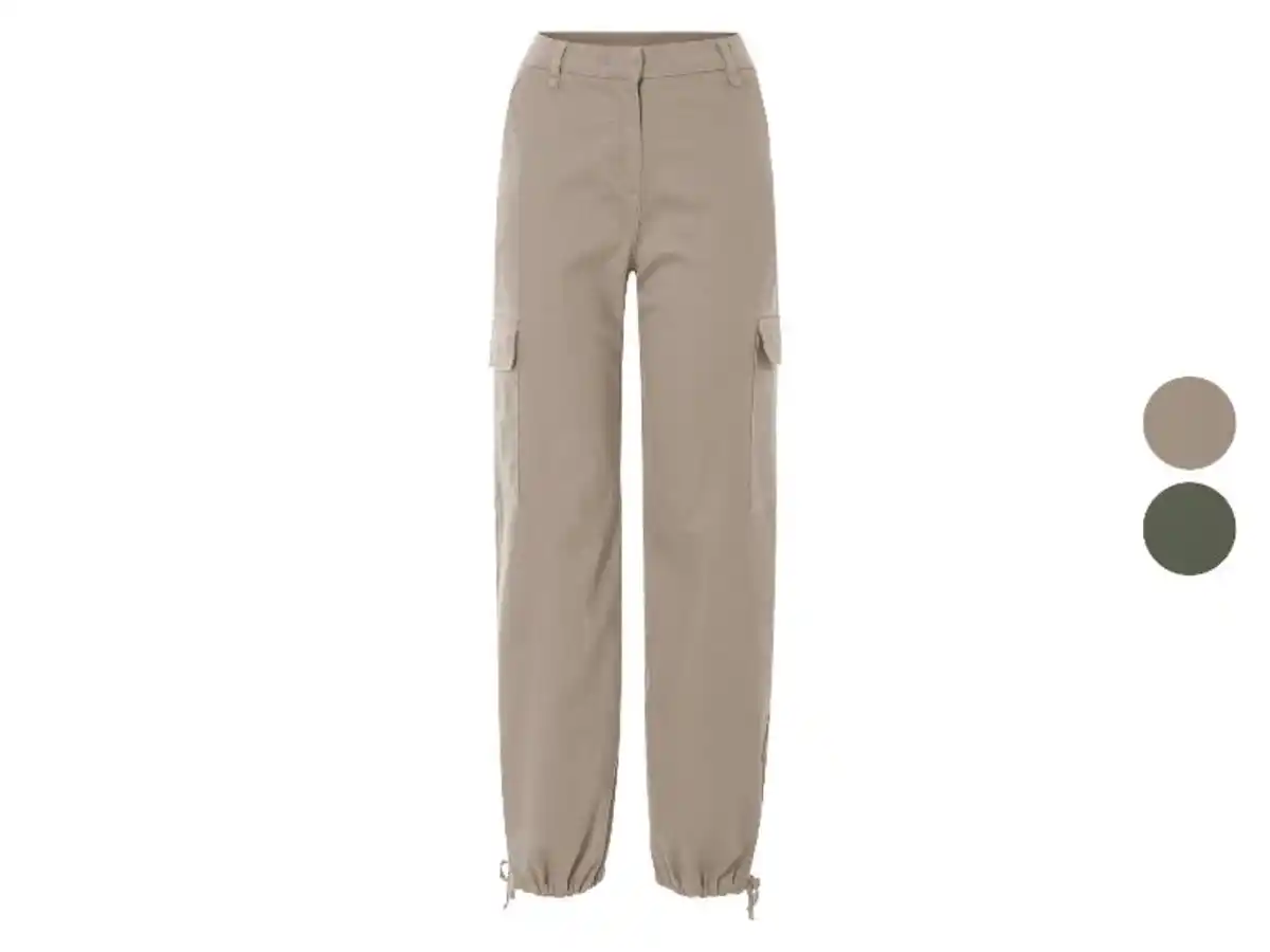 Bild 1 von esmara® Damen Cargohose, gerade geschnitten mit normaler Leibhöhe