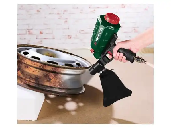 Bild 3 von PARKSIDE® Druckluft-Sandstrahlpistole / Druckluft-Reinigungspistole, inkl. Aufsätze,  1 Fl