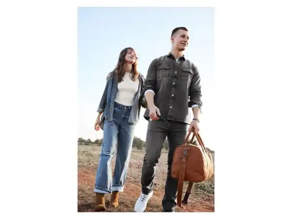 Bild 3 von esmara® Damen Jeans, Wide Leg, hohe Leibhöhe