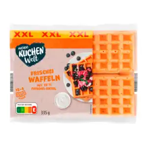 MEINE KUCHENWELT Frischei-Waffeln XXL 335g