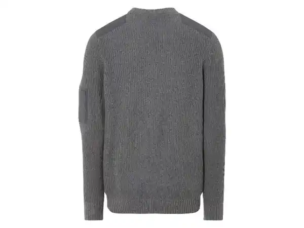 Bild 4 von LIVERGY® Herren Strickpullover mit Schulterpatches