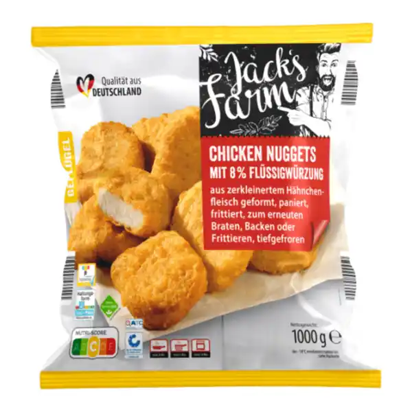 Bild 1 von JACK’S FARM Chicken Nuggets XXL 1000g