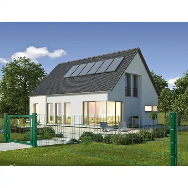 Bild 3 von Doppelstabmattenzaun Metall 83 cm x 201 cm Grün