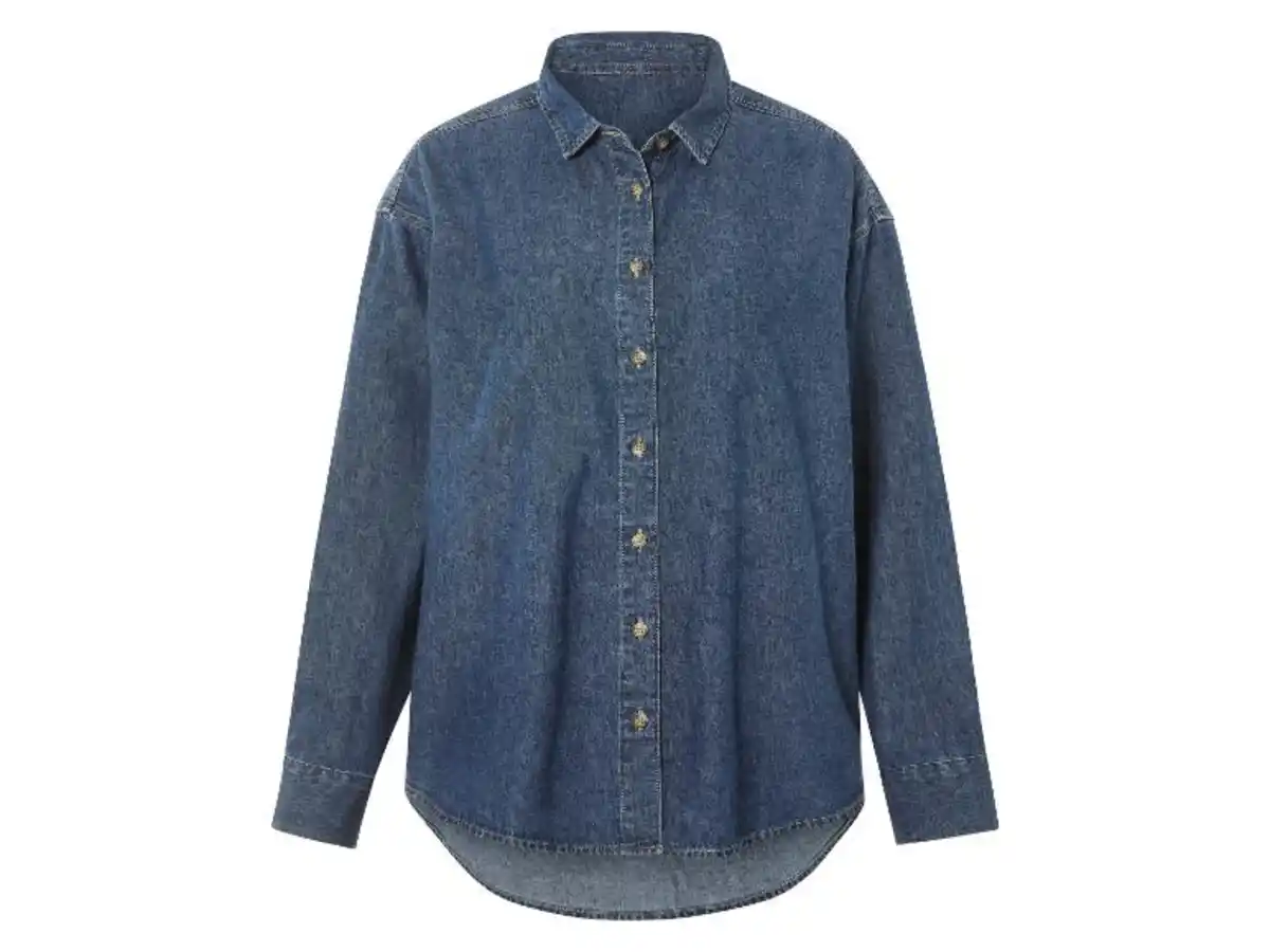 Bild 2 von esmara® Damen Jeanshemd, mit durchgehender Knopfleiste