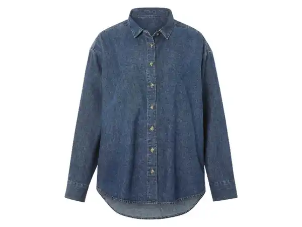 Bild 2 von esmara® Damen Jeanshemd, mit durchgehender Knopfleiste