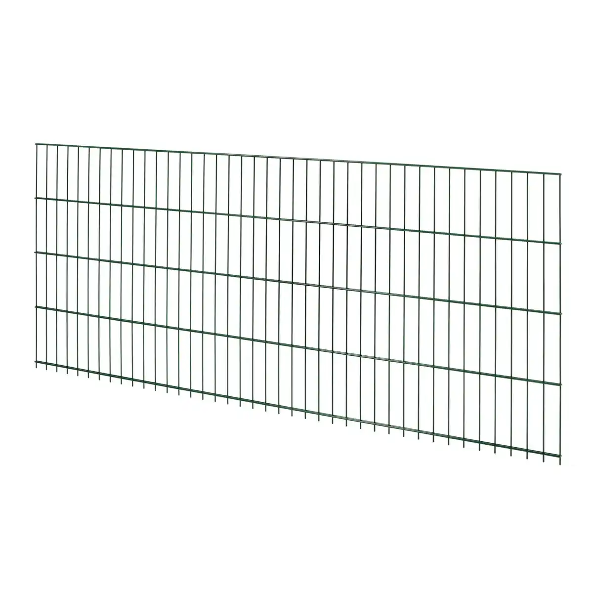 Bild 1 von Doppelstabmattenzaun Metall 83 cm x 201 cm Grün