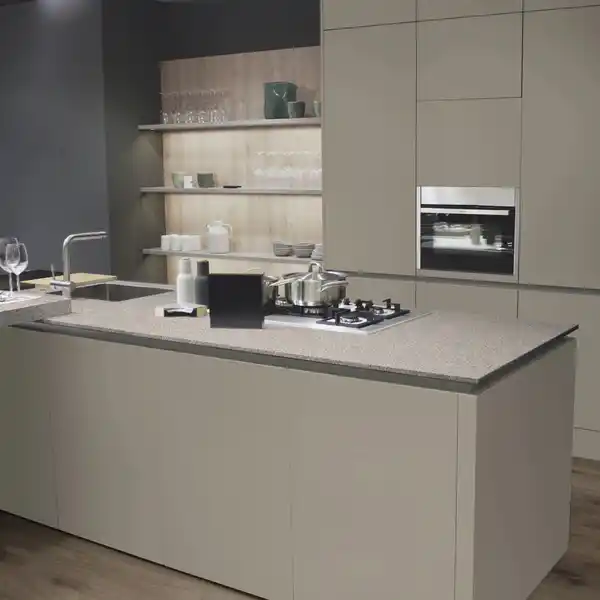 Bild 4 von Kaindl Arbeitsplatte Ravenna Grau 60 cm x 3,8 cm Meterware