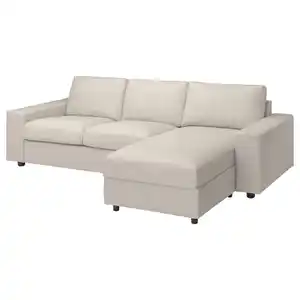 VIMLE 3er-Sofa mit Récamiere