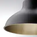 Bild 4 von AGUNNARYD Hängeleuchte mit 3 Leuchtenschirmen, schwarz 122 cm