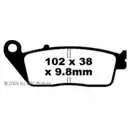 Bild 1 von Hi-Q Bremsbeläge Sintermetall FA196HH  102x38x9,8mm