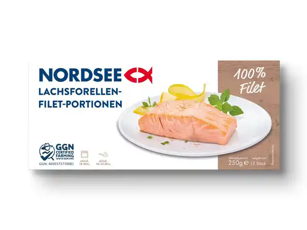 Bild 1 von Nordsee GGN Lachsforellenfilet-Portionen,  250 g