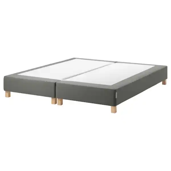 Bild 1 von ESPEVÄR Boxspring mit Beinen, dunkelgrau 160x200 cm