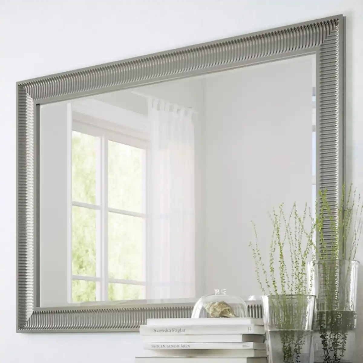Bild 2 von SONGE Spiegel, silberfarben 91x130 cm