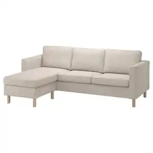 PÄRUP 3er-Sofa mit Récamiere