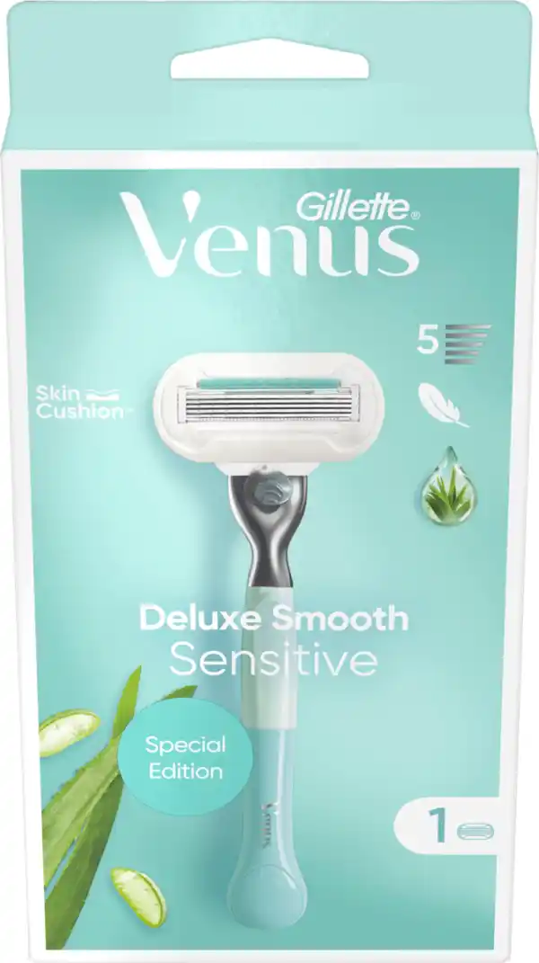 Bild 1 von Gillette Venus Rasierer, Deluxe Smooth Sensitive