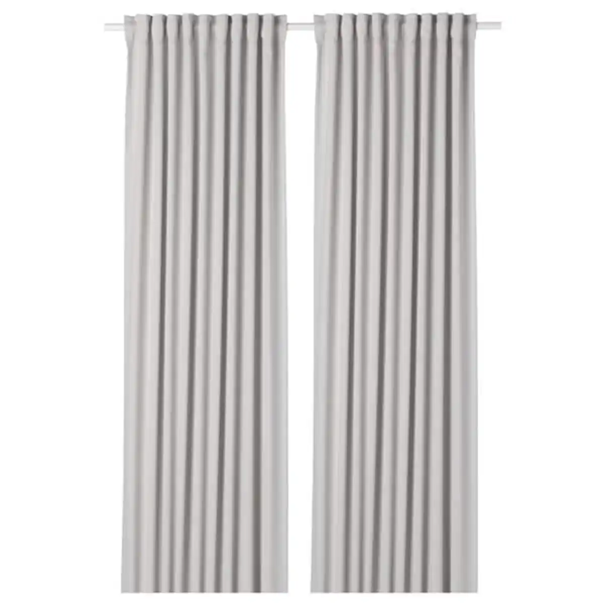 Bild 1 von MAJGULL 2 Gardinenschals (abdunk.), mit Gardinenband/hellgrau 145x250 cm