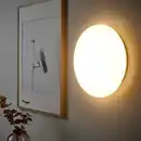 Bild 2 von STOFTMOLN Decken-/Wandleuchte, LED, smart kabellos dimmbar/behagliches Warmweiß weiß 37 cm