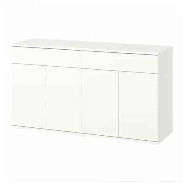 Bild 1 von VIHALS Sideboard, weiß 140x37x75 cm