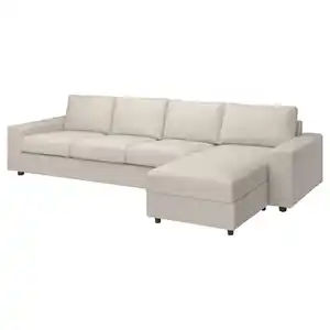 VIMLE 4er-Sofa mit Récamiere