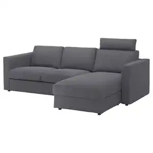 VIMLE 3er-Sofa mit Récamiere