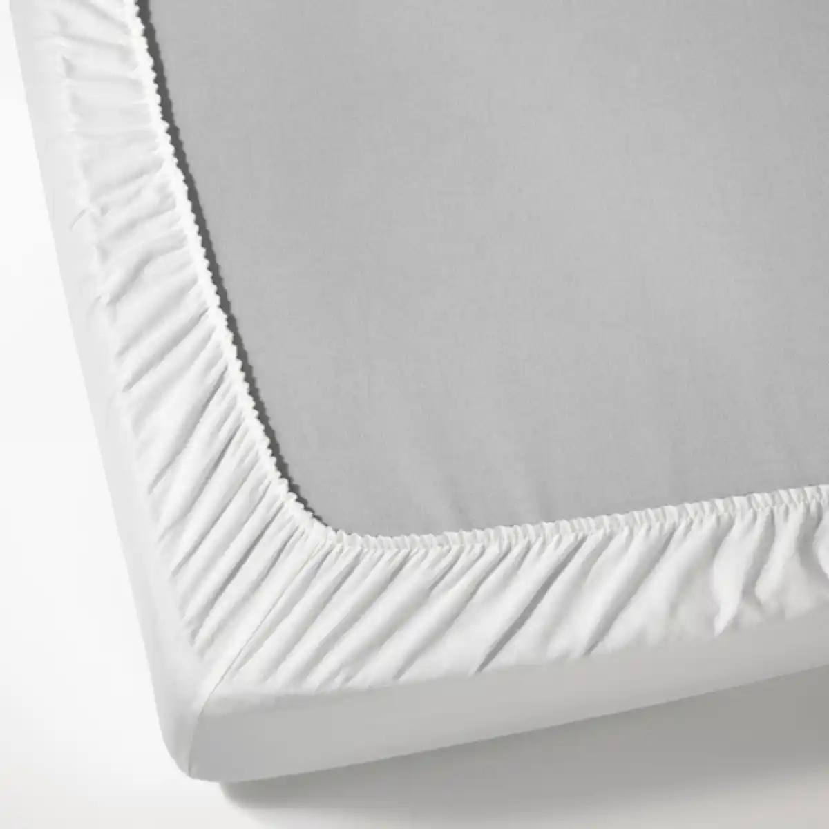 Bild 3 von NORDRUTA Spannbettlaken, weiß 90x200 cm