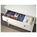 Bild 3 von HEMNES Kommode mit 3 Schubladen, weiß gebeizt 108x96 cm