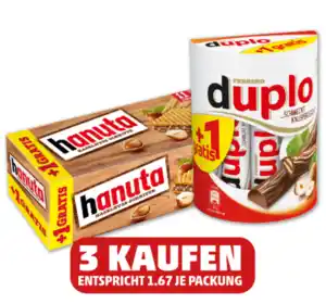 FERRERO Duplo oder Hanuta*