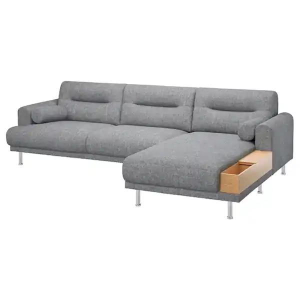 Bild 1 von LÅNGARYD 3er-Sofa mit Récamiere, rechts