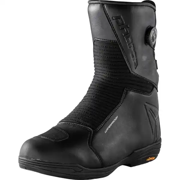 Bild 1 von Pharao Delta WP Motorradschnürstiefel lang Schwarz