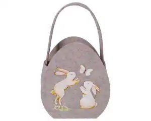 Filztasche Hase Eiförmig, aus Filz