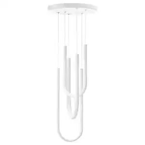 VARMBLIXT LED-Hängeleuchte, weiß Frostglas 46 cm