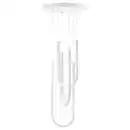 Bild 1 von VARMBLIXT LED-Hängeleuchte, weiß Frostglas 46 cm