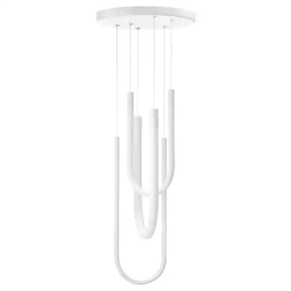 Bild 1 von VARMBLIXT LED-Hängeleuchte, weiß Frostglas 46 cm