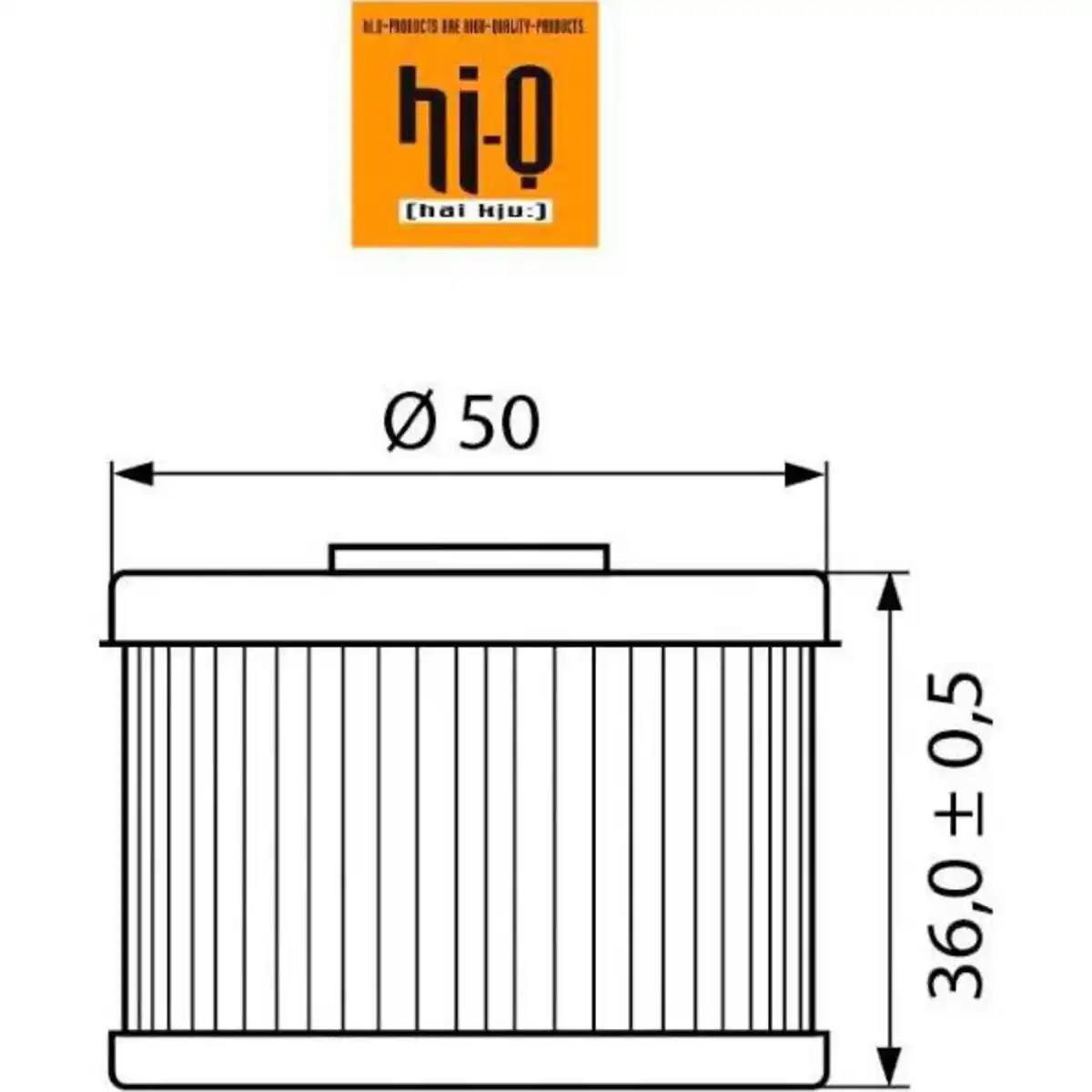 Bild 2 von Hi-Q Ölfilter Einsatz OF111 für Honda