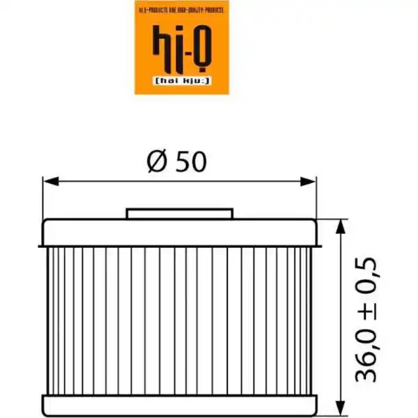 Bild 2 von Hi-Q Ölfilter Einsatz OF111 für Honda