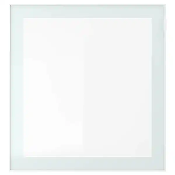 Bild 2 von BESTÅ Regal mit Glastüren, weiß Glassvik/weiß/hellgrün Frostglas 120x42x64 cm