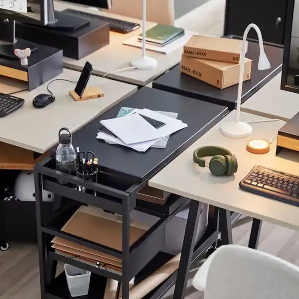 Bild 2 von TROTTEN Servierwagen, anthrazit 80x40 cm