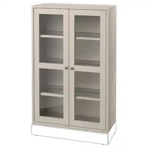 HAVSTA Vitrine, graubeige 81x35x123 cm