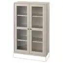 Bild 1 von HAVSTA Vitrine, graubeige 81x35x123 cm