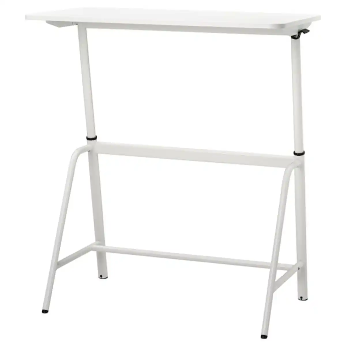 Bild 2 von GLADHÖJDEN Schreibtisch sitz/steh, weiß 100x60 cm