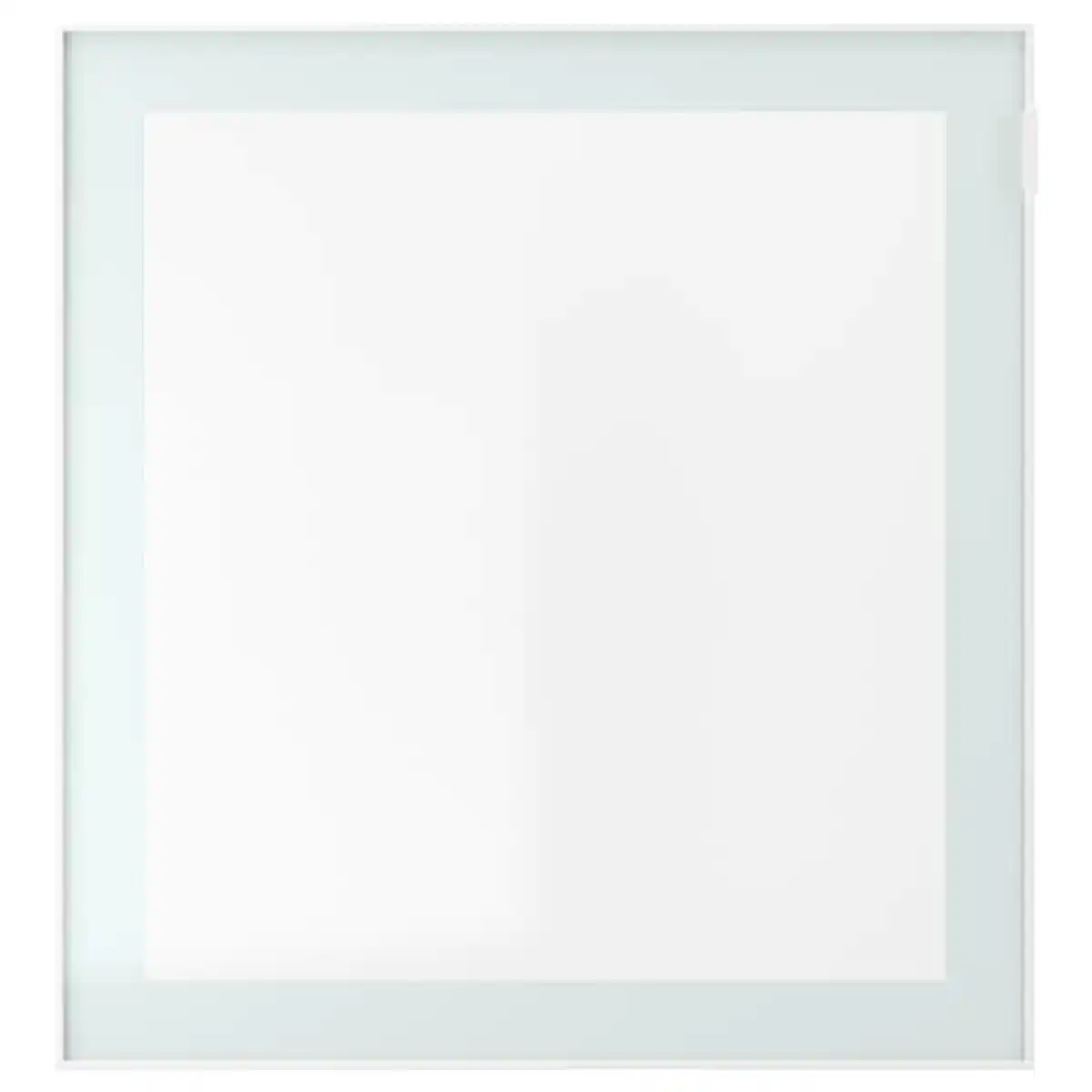 Bild 2 von BESTÅ Regal mit Glastür, Eicheneff wlas Glassvik/weiß/hellgrün Klarglas 60x22x64 cm