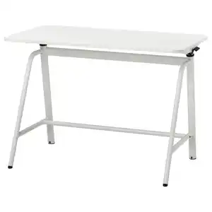 GLADHÖJDEN Schreibtisch sitz/steh, weiß 100x60 cm