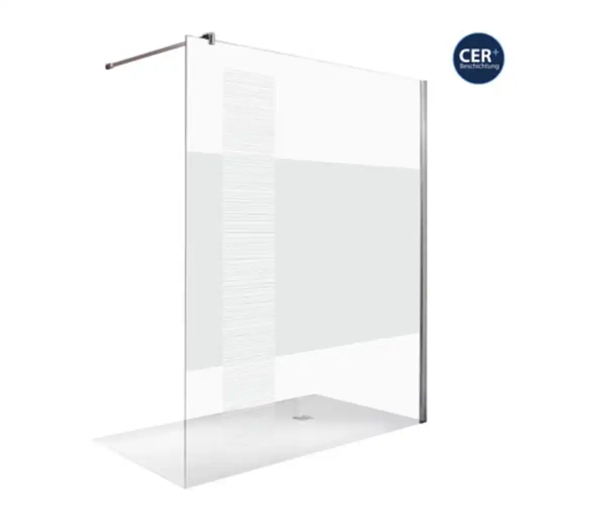 Bild 1 von Breuer®-Dusche »Entra« Duschwand InStripe