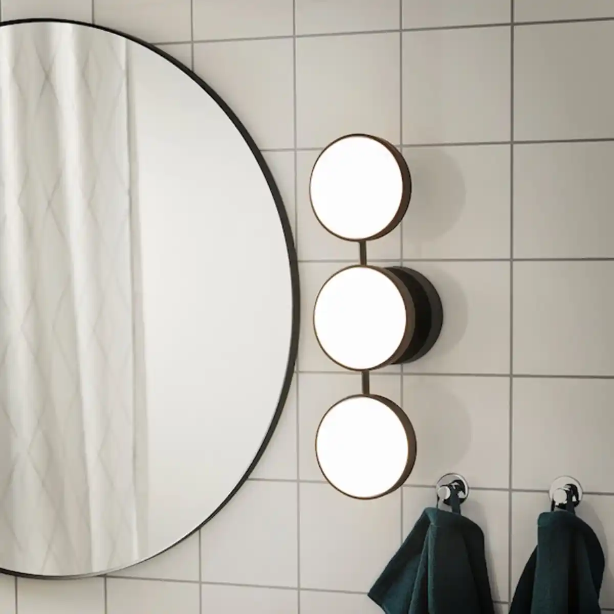 Bild 2 von KABOMBA Wandleuchte, LED, dimmbar mattiert/schwarz 47x14 cm